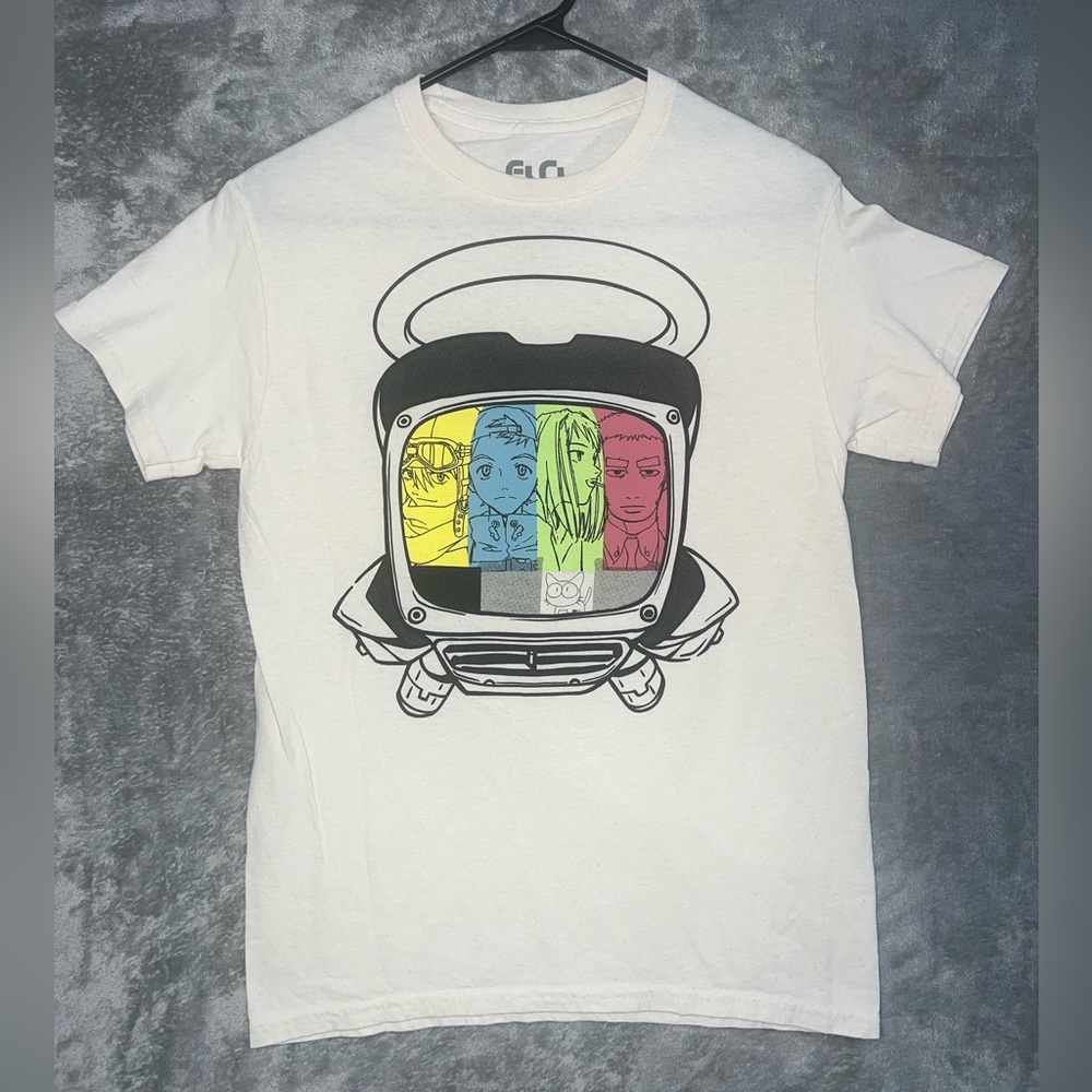 Lootwear Exclusive Anime Astronaut Graphic Tee Cream Color –‎ Size S